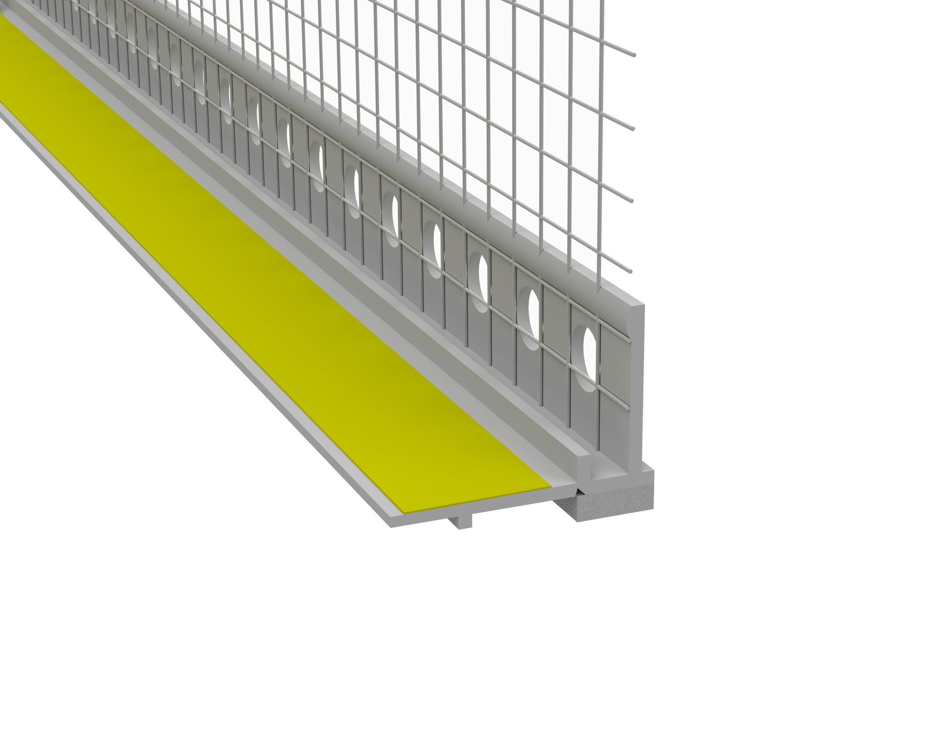 Anputzleiste mit Glasfasergewebe MPc Anputzleiste mit Glasfasergewebe MPc